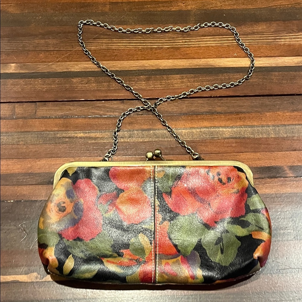 Patricia Nash Floral Chain Clutch